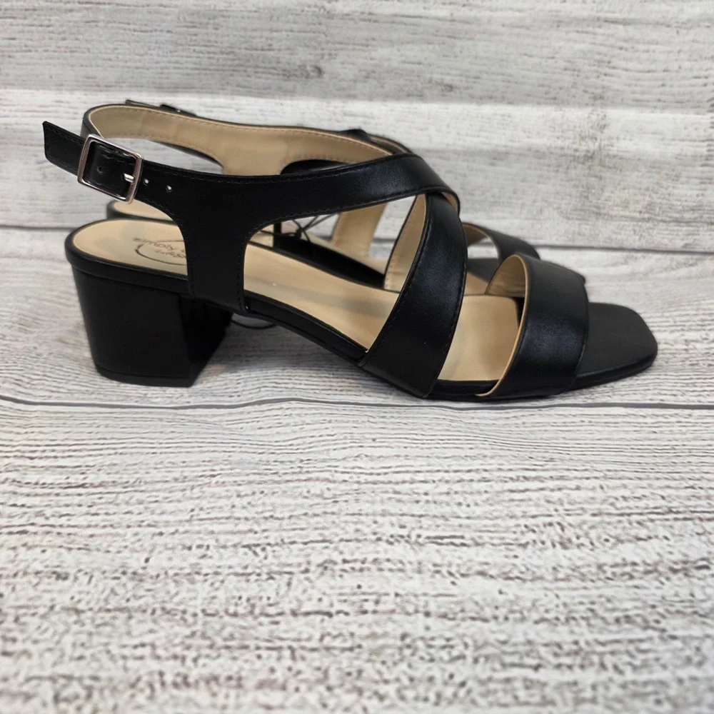 Simply Comfort Life Stride Strappy Heeled Sandal - Picture 3 of 6